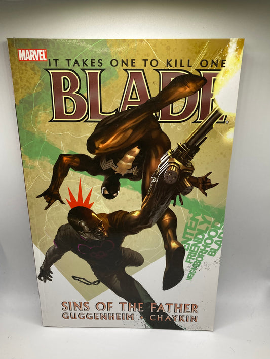 Blade: It Takes One to Kill One: Sins of the Father Vol. 4 # 10 by Guggenheim & Chaykin
